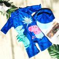 Slowmoose Summer Baby Swim Suit With Cap, Swimming Clothes L