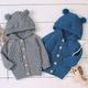 Slowmoose Baby Knitting Cardigan Winter Warm, Newborn Infant Sweaters Long Sleeve Hooded 12M / Khaki-200001438