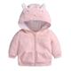 Slowmoose Newborn Baby Clothes Autumn Winter Warm Hooded Jacket & Coat Toddler Bear 12M / Pink