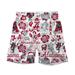 Youth Wes & Willy White Alabama Crimson Tide Allover Print Vault Tech Swim Trunks