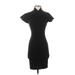 French Connection Cocktail Dress - Bodycon: Black Solid Dresses - Women's Size 4