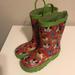 Disney Shoes | Disney Mickey & Minnie Mouse Rain Boots Size 9/10 | Color: Green/Red | Size: 9/10