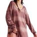 Free People Tops | Free People We The Free Chocolate Merlot Boho Tie Dye Striped Sunset Tunic | Color: Pink/Purple | Size: L