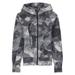 Lululemon Athletica Jackets & Coats | Lululemon Womens Coal Canvas Scuba Hooded Jacket Size 10 | Color: Gray/White | Size: 10