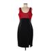 Calvin Klein Casual Dress - Party Scoop Neck Sleeveless: Red Dresses - Women's Size 12