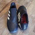 Adidas Shoes | Adidas Copa Slip-On Leather Soccer Cleats, Men's 6.5, Women's 8 | Color: Black/White | Size: 6.5