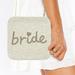 Anthropologie Bags | Bride Wedding Bridal Square Box Beaded Crossbody White Gold Handbag New | Color: Gold/White | Size: Os