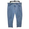 Levi's Jeans | Levis Premium Denim 501 High Rise Straight Jeans 18w Light Wash | Color: Blue | Size: 18w