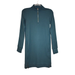 Athleta Dresses | Athleta Crosstown Track Dress Teal Sweatshirt Dress Size Xxs | Color: Green | Size: Xs