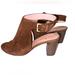 Kate Spade Shoes | Kate Spade New York Emina Suede Adjustable Strap Open Toe Block Heel Sandals 8.5 | Color: Tan | Size: 8.5