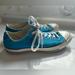 Converse Shoes | Converse All Star Low Tops Blue Gorgeous Sneakers Canvas Tennis Shoes 11 Rare | Color: Blue/White | Size: 11