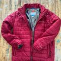 Columbia Jackets & Coats | Columbia Red Omni-Heat Puffer Jacket | Color: Red | Size: S