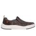 Skechers Men's Relaxed Fit: Rosser - Kelson Sneaker | Size 11.0 | Brown | Textile/Leather
