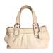 Coach Bags | Coach Soho Hampton Cream Leather Handbag Shoulder Bag | Color: Cream | Size: Os