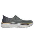 Skechers Men's Slip-ins: Remaxed - Fenick Slip-On Shoes | Size 10.0 | Charcoal | Textile | Vegan