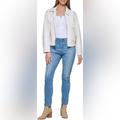 Levi's Jackets & Coats | Levi's Women's Faux Leather Bomber With Laydown Collar Oyster X-Large New | Color: White | Size: Xl