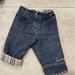 Burberry Bottoms | Baby Girl Burberry Jeans 6 Months | Color: Blue | Size: 3-6mb