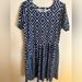 Lularoe Dresses | Lularoe Dress With Pockets. 2xl Navy Blue | Color: Blue | Size: 2x