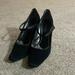 Nine West Shoes | Black Suede Shoe Size 8, 1/2 | Color: Black | Size: 8.5