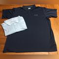 Columbia Shirts | Lot Of 2 Men’s Columbia Omni-Shade Navy And Baby Blue Golf Polo Shirts Xxl | Color: Blue | Size: Xxl