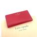 Kate Spade Bags | Kate Spade Large Madison Slim Bifold Wallet | Color: Gold/Red | Size: Large