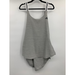 Adidas Tops | Adidas Womens Athletic Sporty Criss Cross Back Gray Relaxed Fit Tank Top 2xl New | Color: Gray/White | Size: 2x