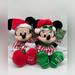 Disney Toys | Disney Mickey & Minnie Christmas Holiday Plush 2023 New | Color: Red | Size: Osg