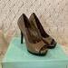 Jessica Simpson Shoes | Jessica Simpson Snakeskin Stiletto Heels | Color: Black/Brown | Size: 7