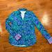 Lilly Pulitzer Tops | Lilly Pulitzer Chili Lily, Marlena Top | Color: Blue | Size: M