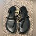 Michael Kors Shoes | Black Michael Kors Sandals Size 8.5 | Color: Black | Size: 8.5