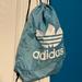 Adidas Bags | Adidas Vintage Blue Drawstring Sackpack/Backpack Cinch Bag | Color: Blue/White | Size: Os