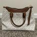 Michael Kors Bags | Michael Kors Cream/Brown Satchel Purse | Color: Brown/Cream | Size: Os