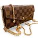 Louis Vuitton Bags | - Louis Vuitton Damier Wallet Crossbody Bag Authentic | Color: Brown | Size: L7.4” X H4.3”