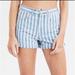 American Eagle Outfitters Shorts | American Eagle Striped Denim Mom Short Denim Short Size 4 | Color: Blue/White | Size: 4