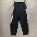 Adidas Pants | Adidas Jogger Sweatpants Men's Large L Pockets Graphic Logo Navy White | Color: Blue/Red/White | Size: L