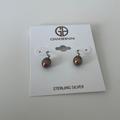 Giani Bernini Jewelry | Giani Bernini Bronze Faux Pearl Drop Earrings | Color: Brown | Size: Os