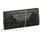 Buffalo BAG 601081 pu black 01, Damen Clutch, schwarz, (black 01), 30x3x15