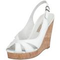 Buffalo S Denver Leather 307-13899, Damen Sandalen/Fashion-Sandalen, weiss, (white ), EU 41