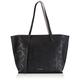 Calvin Klein Jeans Kirsten Shopper Tote K60K600835 Damen Shopper 33x29x16 cm (B x H x T), Schwarz (Jet Black/Frosted Fume 905)