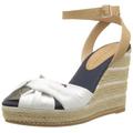 Tommy Hilfiger Emery 53C Damen Keilabsatz Sandalen, Weiß 100 White, 36 EU