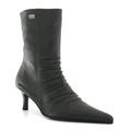 Buffalo 270-12 Damen Stiefelette Glattleder, Größe 36, schwarz (black)