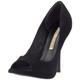 Buffalo London 15781-717 KID SUEDE BLACK 01 109660, Damen, Pumps, Schwarz (BLACK 01), EU 40