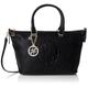 Guess Damen Korry Crush Satchel handtaschen, Schwarz (Nero)