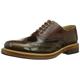 SELECTED Sel Brook Shoe ID, Herren Brogue Schnürhalbschuhe, Rot (Winetasting), 40 EU (6 Herren UK)