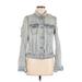 American Eagle Outfitters Denim Jacket: Short Gray Jackets & Outerwear - Women's Size Medium