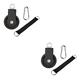 POPETPOP 2 Sets Fitness Accessories Pulley System Fixed Pulley Adjustable Ladder Weight Lifting Pulley Cable Pulley Cable Machine Pulley Cable Bearing Hoist To Rotate Aluminum Alloy