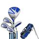 Children's Golf Clubs,Golf Club, a Full Set of 5 Golf Clubs, for Golf Entry-Level Golfers (9-12 Years Old) (Size : Blue)