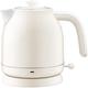 Kettles,1.7L Stainless Inner Lid Kettle 1800W Cordless Tea Kettle,Fast Boiling Hot Water Kettle with Auto Shut Offwith Boil Dry Protection,Double Walled Insulation/White vision