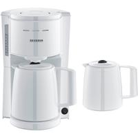 SEVERIN Filterkaffeemaschine KA 9309 mit 2 Thermokannen Kaffeemaschinen Gr. 1 l, 8 Tasse(n), weiß Filterkaffeemaschine