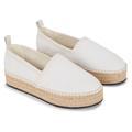 Espadrille CALVIN KLEIN JEANS "PLATFORM ESPADRILLE UC" Gr. 41, weiß Damen Schuhe Plateau Slipper